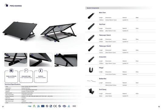 Garden Mounting System PWG-NANN - B