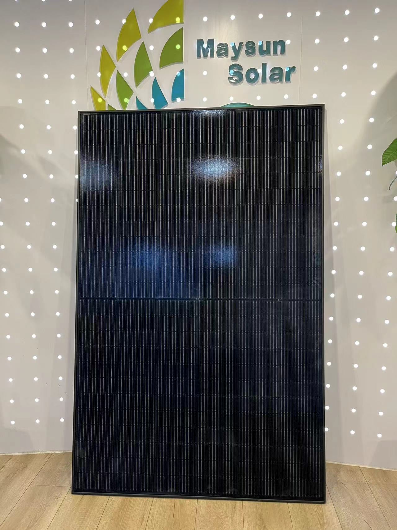 TwiSun Pro 460W N Type Topcon 1/3 cut Bifacial Full Black Glass Glass in stock Germany /Netherlands