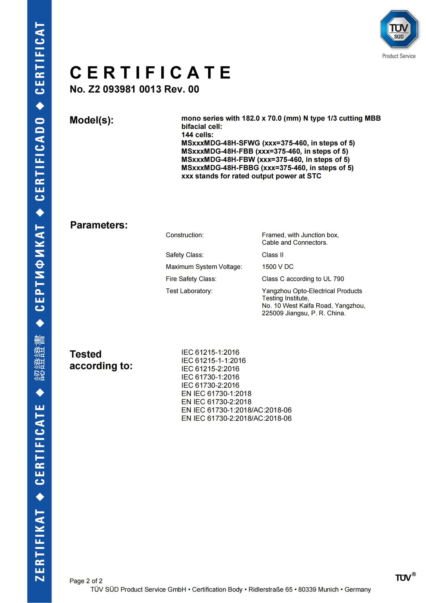 TwiSun Pro 460W N Type Topcon 1/3 cut Bifacial Full Black Glass Glass in stock Germany /Netherlands