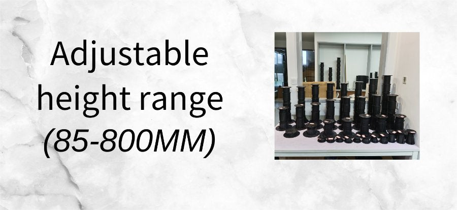 Universal Support Waterscape Stone Plastic Wood Floor Keel Floor Marble Tile Fupport Frame Height Adjustable CX02