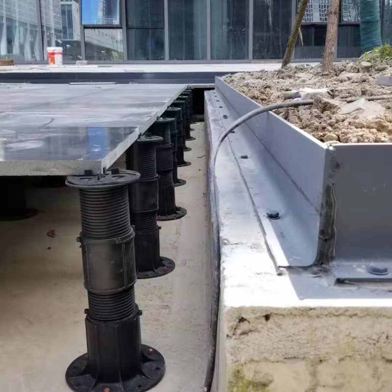 Waterscape Stone Universal Support Garden Cistern Plastic Wood Keel Floor Dry Spray Square Overhead Adjustable Height CX01