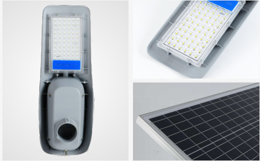 QUENENG Solar Street Light QN-WS-Series Highly Resistant ABS Not Afraid of Cold and Heat Impact