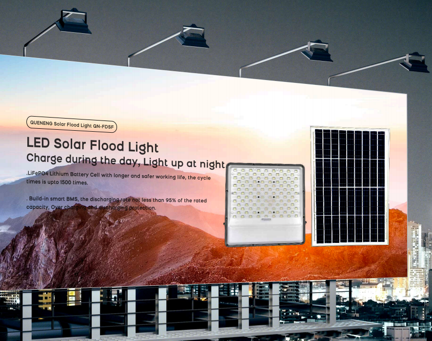 QUNENG LED Solar Flood Light QN-FDSF 50W/100W/150W/200W/300W