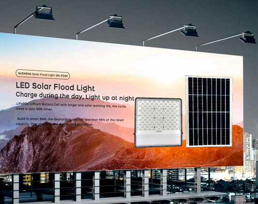 QUNENG LED Solar Flood Light QN-FDSF 50W/100W/150W/200W/300W